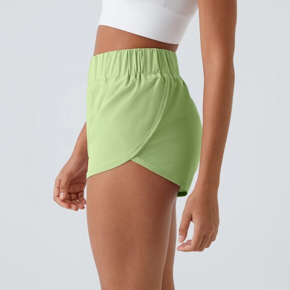 HALARA High Waisted Dolphin Hem Casual Shorts 2" - Picture 5 of 5